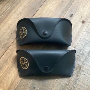 Two Ray-Ban Sunglass Cases